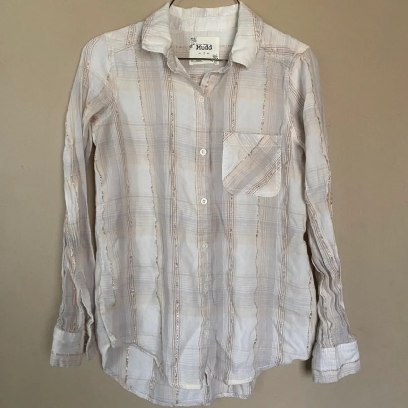 Mudd Button Up Plaid